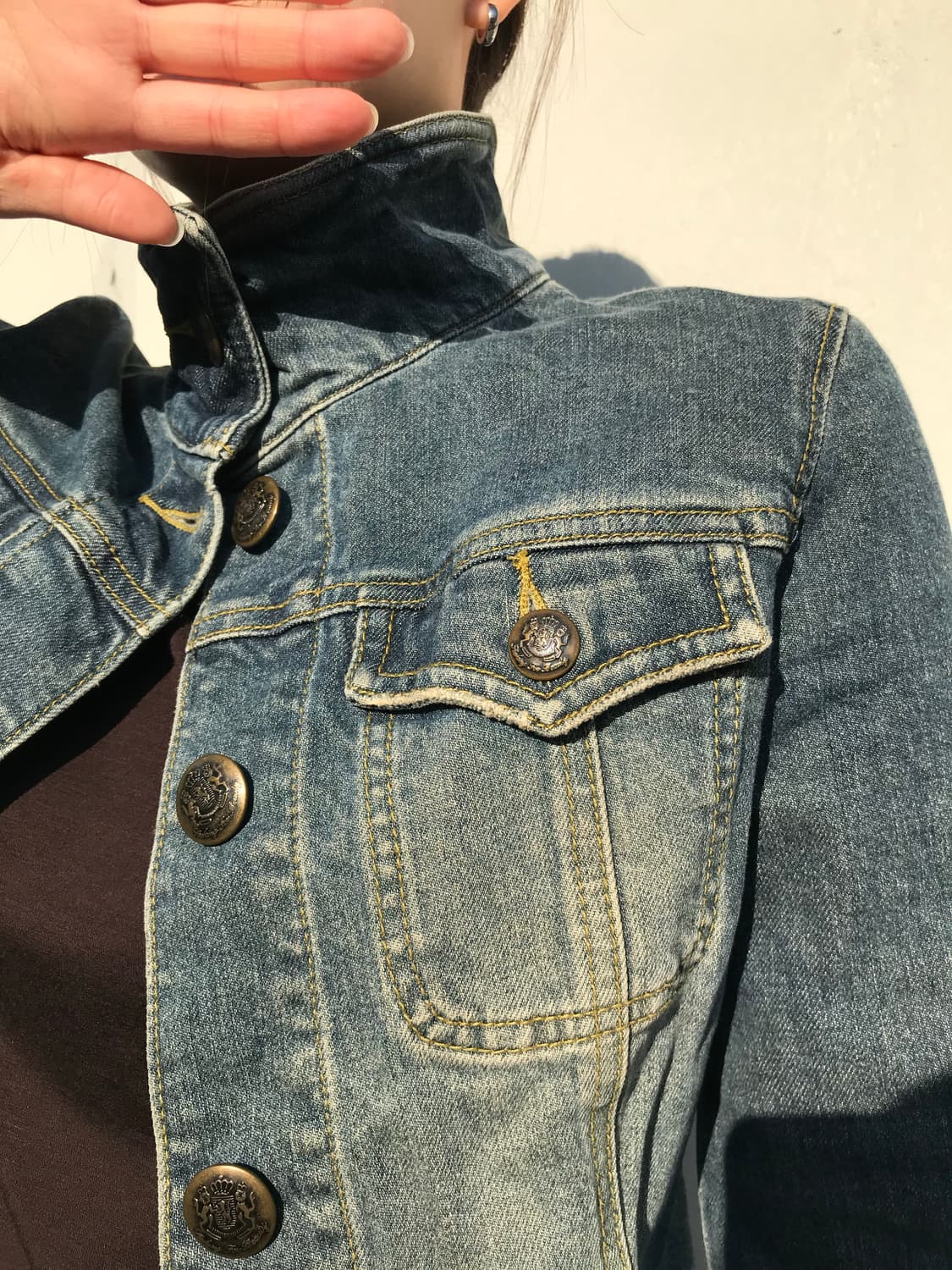 오조크 레트로 데님 자켓 상품이미지2