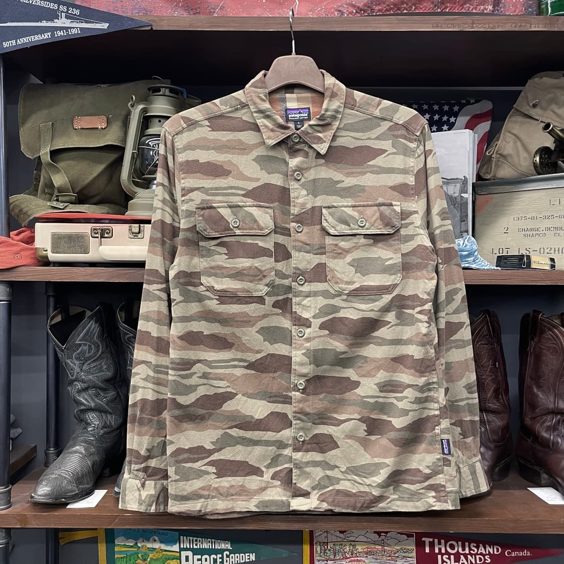 FA19 파타고니아 피오르드 카모 플란넬 셔츠 상품이미지1