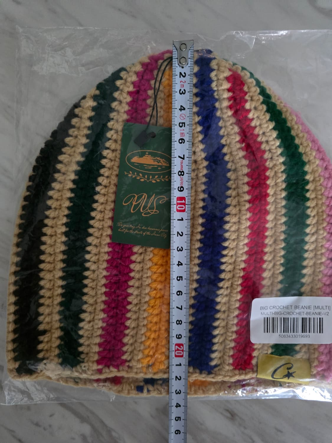 Corteiz 코르테이즈 빅 크로셰 비니 V2 멀티 스트라이프 상품이미지5