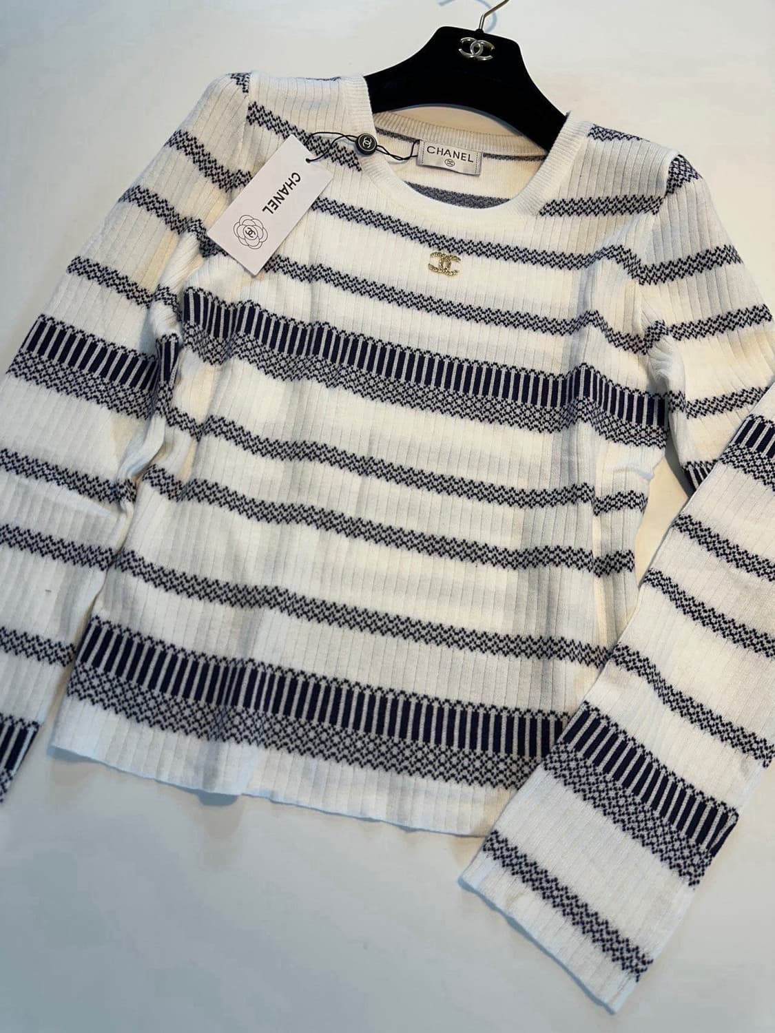 (새상품)샤넬줄지니트 상품이미지8
