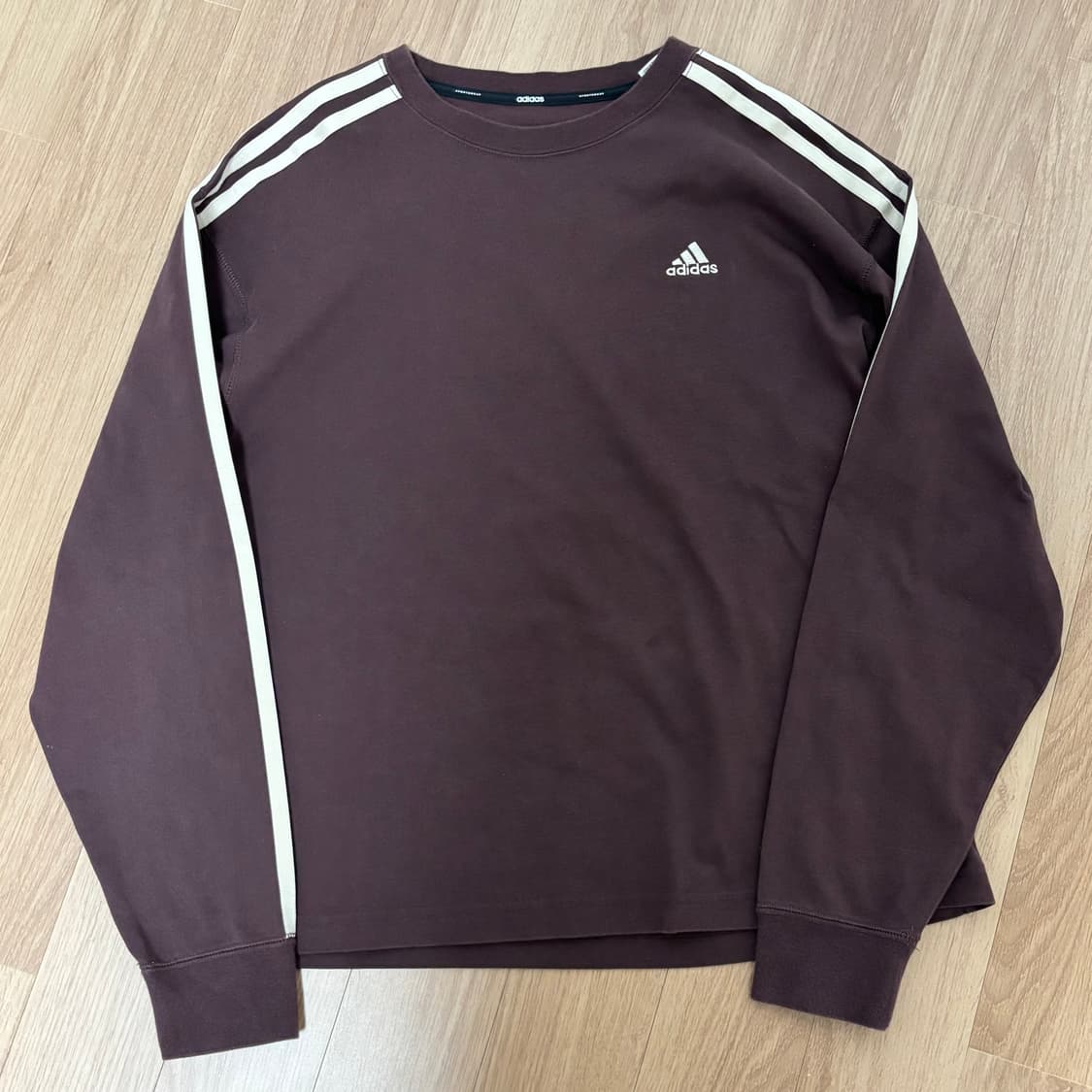 아디다스 아디 브라운 롱슬 롱슬리브 긴팔 티셔츠  상품이미지1