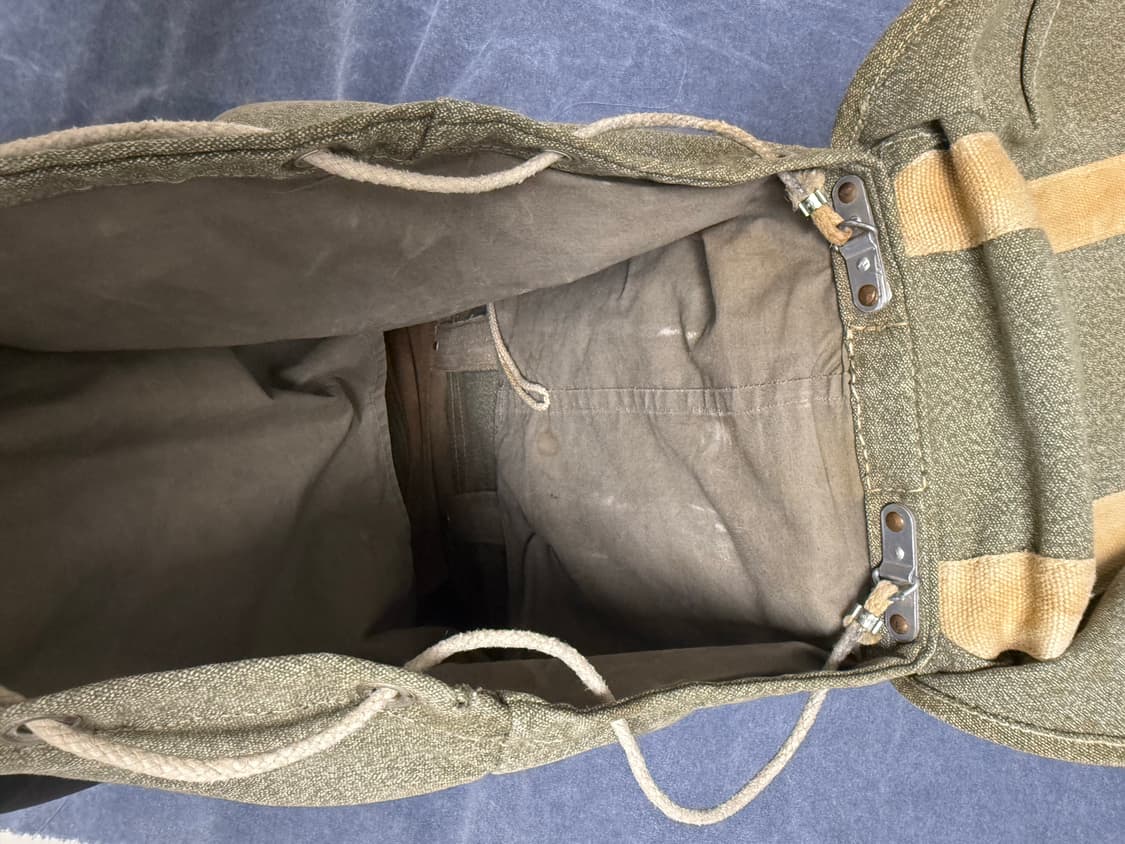 (40L) 60s 스위스 밀리터리 캔버스 배낭, 백팩 상품이미지7