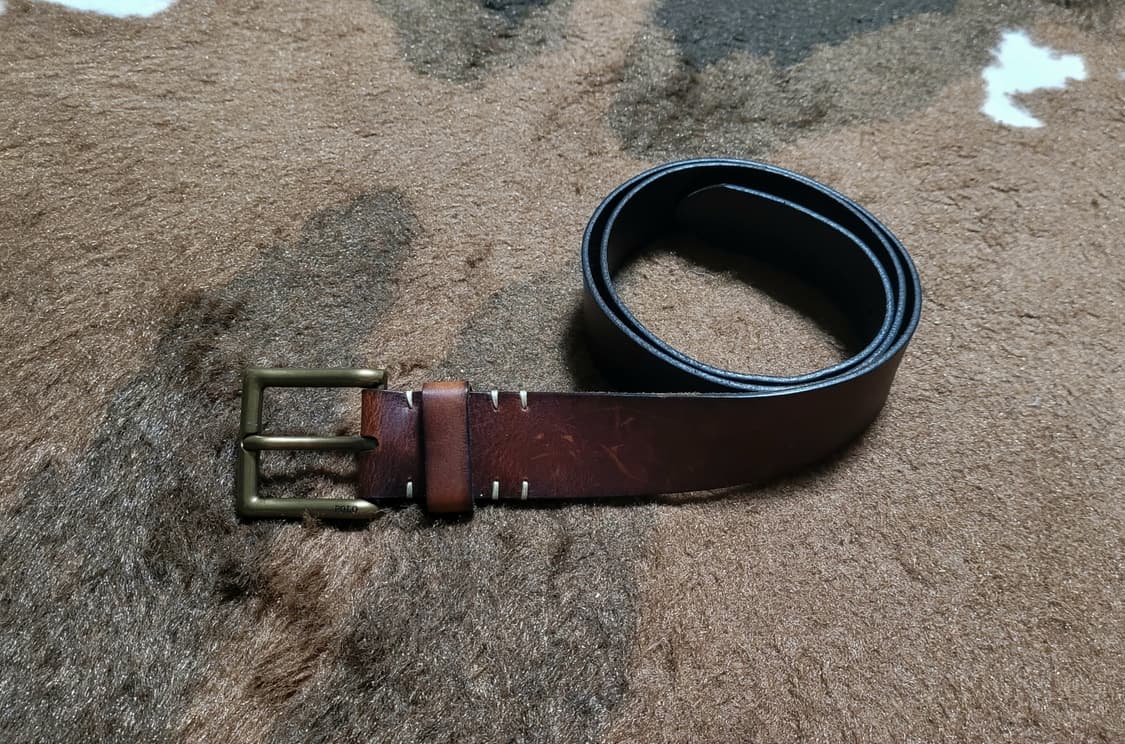 폴로 랄프로렌 남성용 가죽 벨트(110*3.5) 상품이미지1