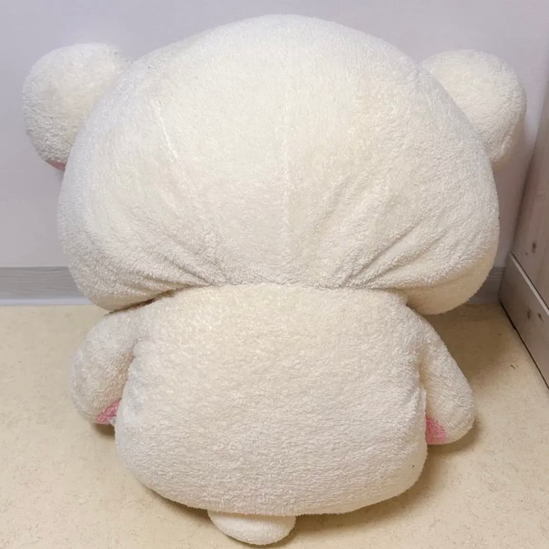 마지막 할인1/16,일괄)산엑스 100cm 장모 특대 코리락쿠마 후와 상품이미지4