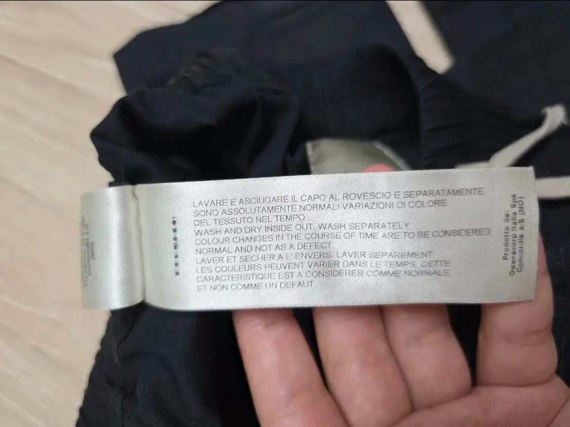 릭오웬스 태권도 크리치 카고 팬츠 TE xs 상품이미지7