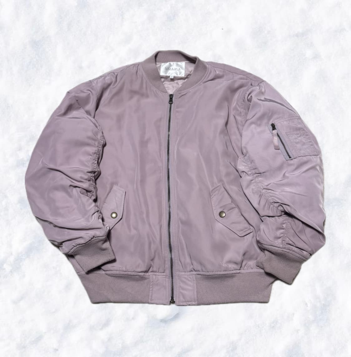 Japanese vintage COLZA 라벤더 핑크 항공점퍼  상품이미지1