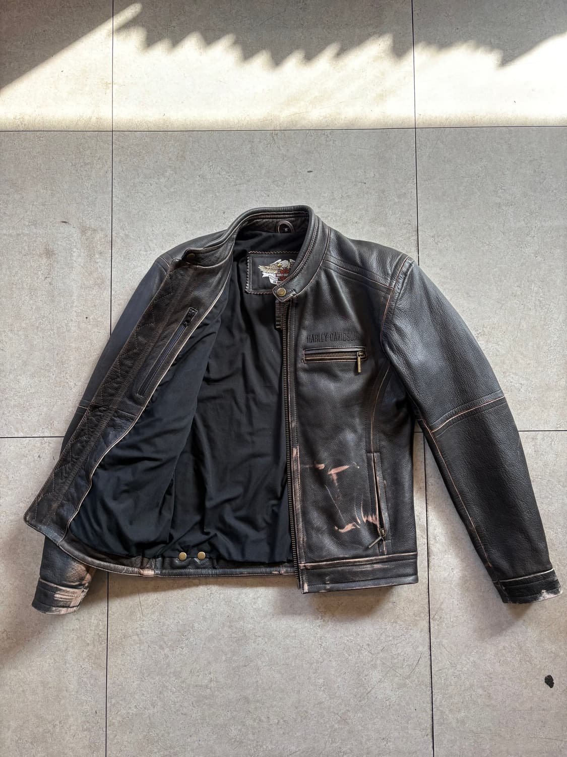 Harley davidson 할리 데이비슨 가죽 자켓 상품이미지3