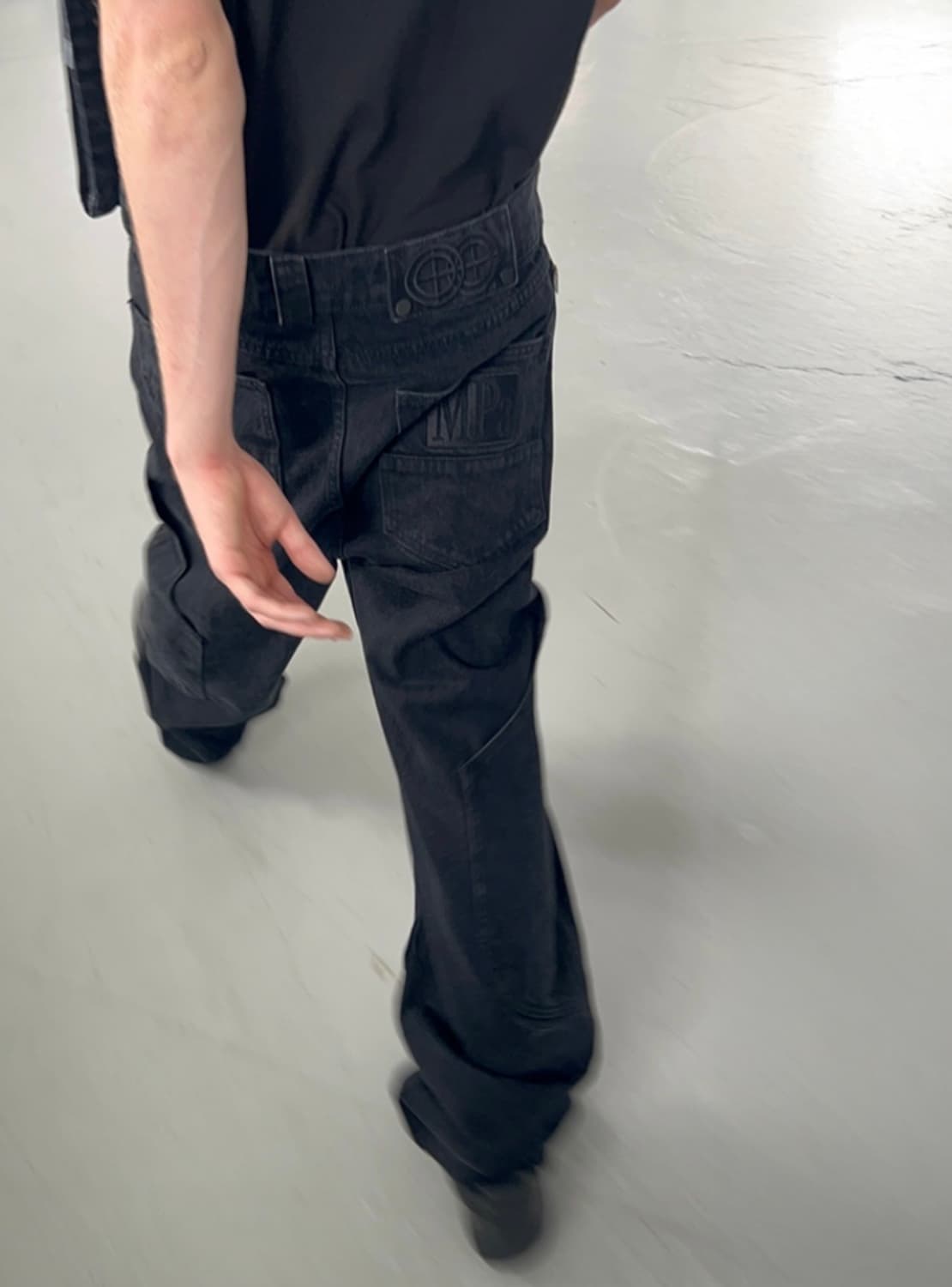 플라스틱 프로덕ㅌMPa CALF POCKET PANTS (BLACK) m 상품이미지1