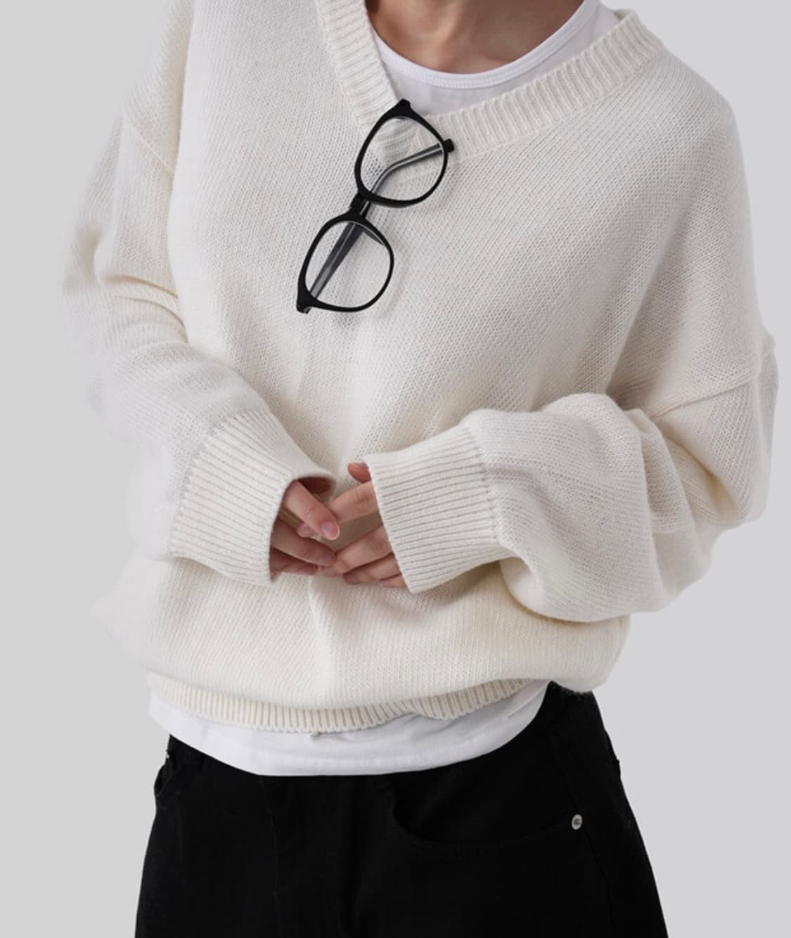 [자체제작] 알파카 니트 상품이미지2