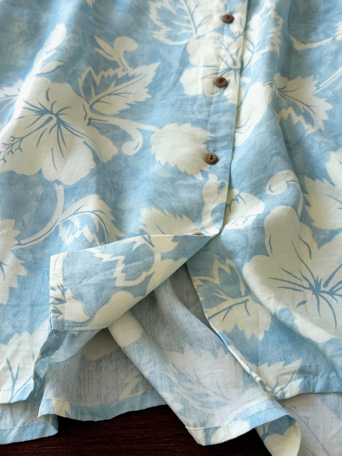 100% rayon design patterned H/S shirt 상품이미지2