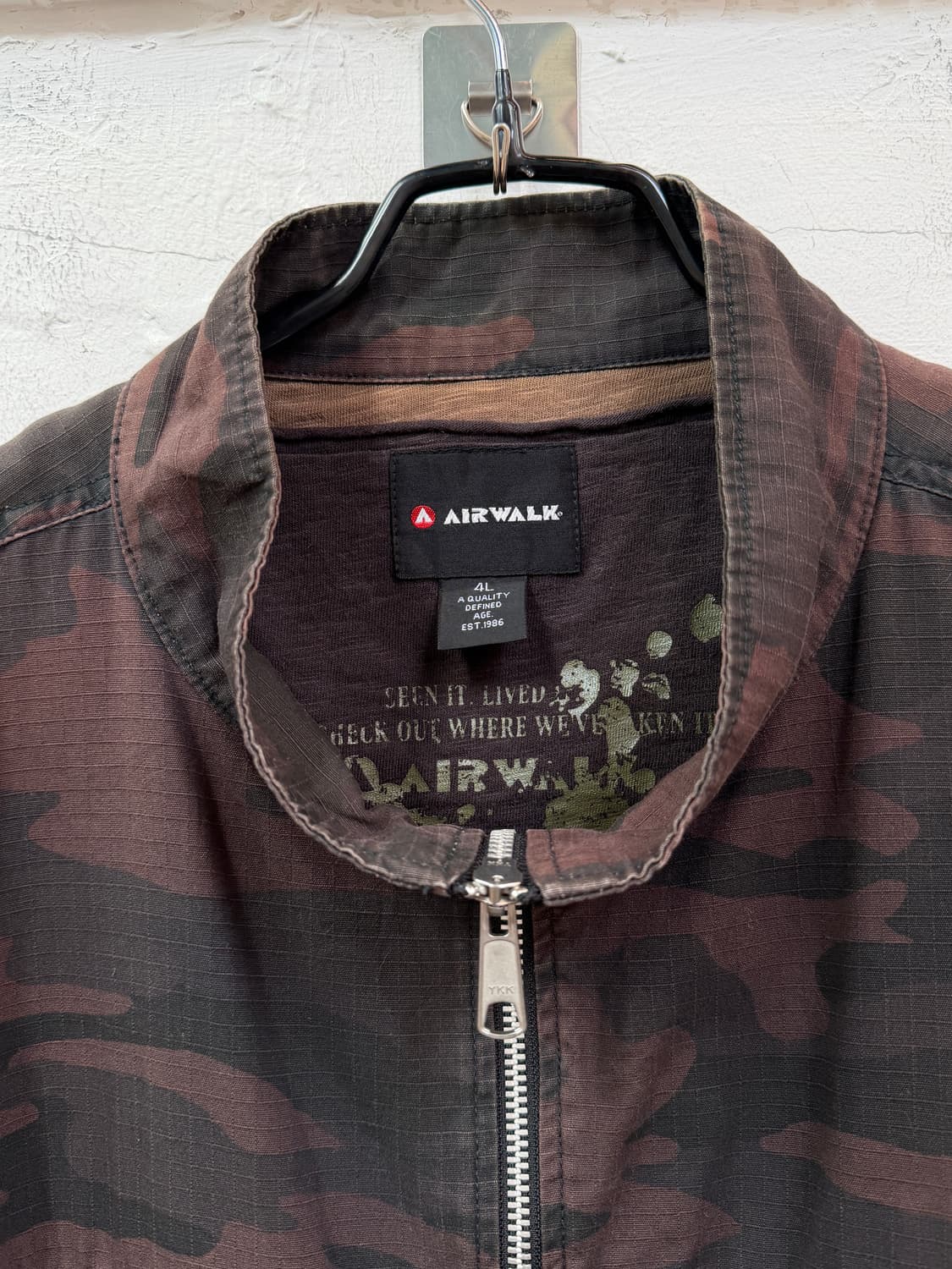 Air walk 에어워크 카모플라쥬 집업자켓 3XL 상품이미지2