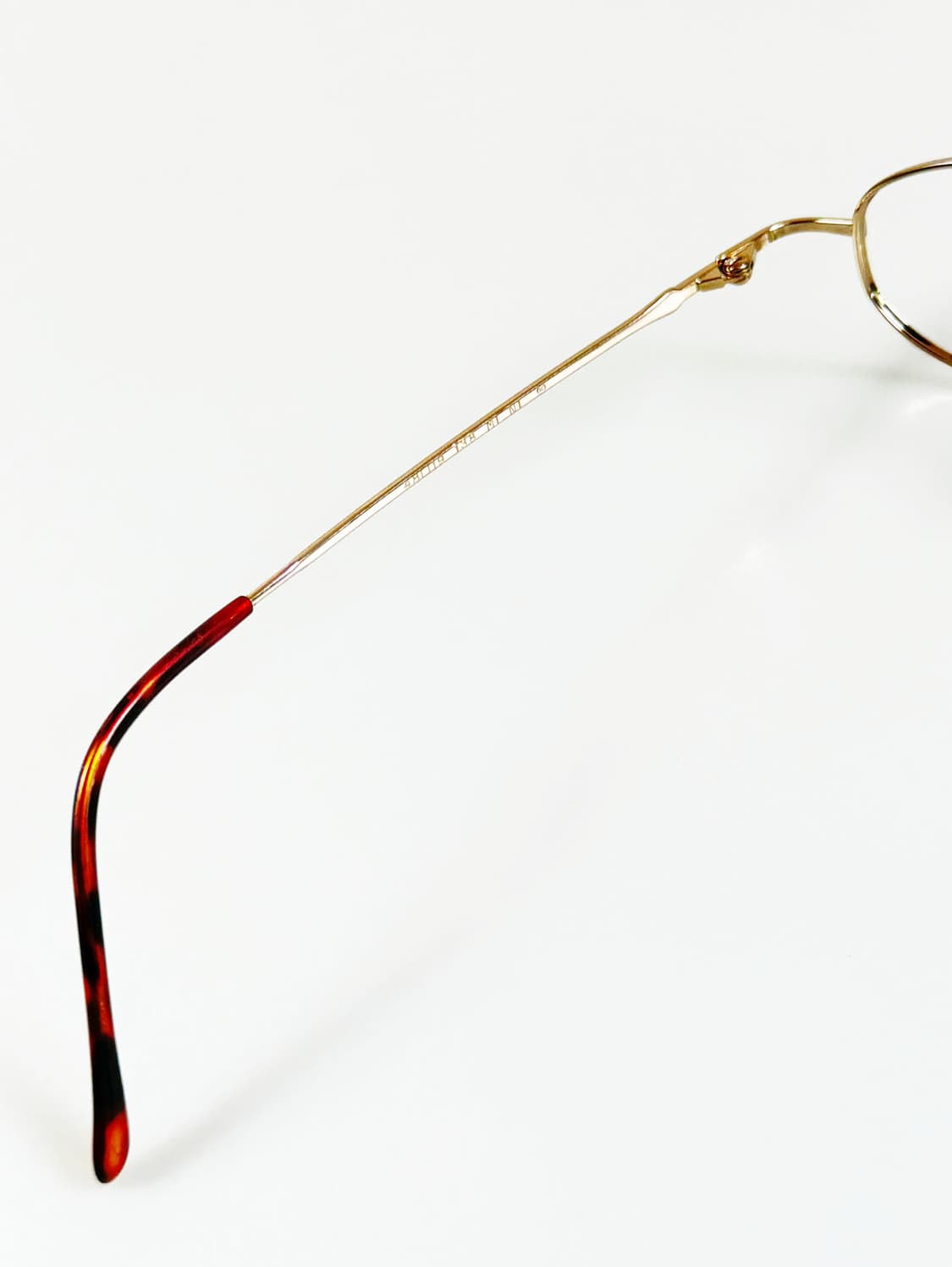 90s 서전 CLARTE 골드 메탈 슬림 오벌 빈티지 안경 상품이미지7
