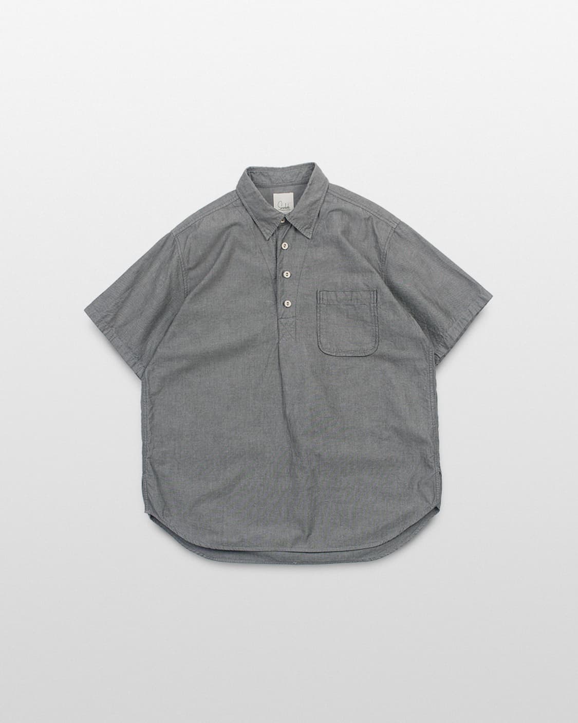 SUNNY CLOUDS Oxford Pullover Half Shirt  상품이미지1