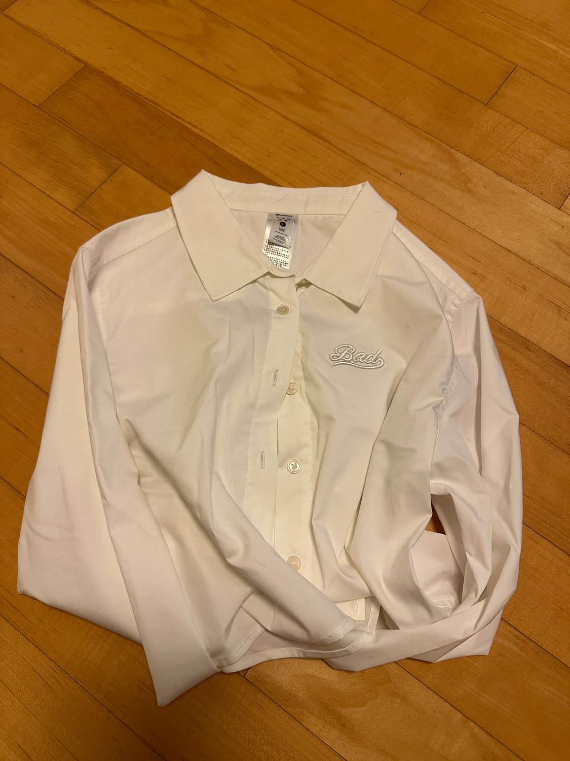 배드블러드 크롭 셔츠 S 상품이미지1