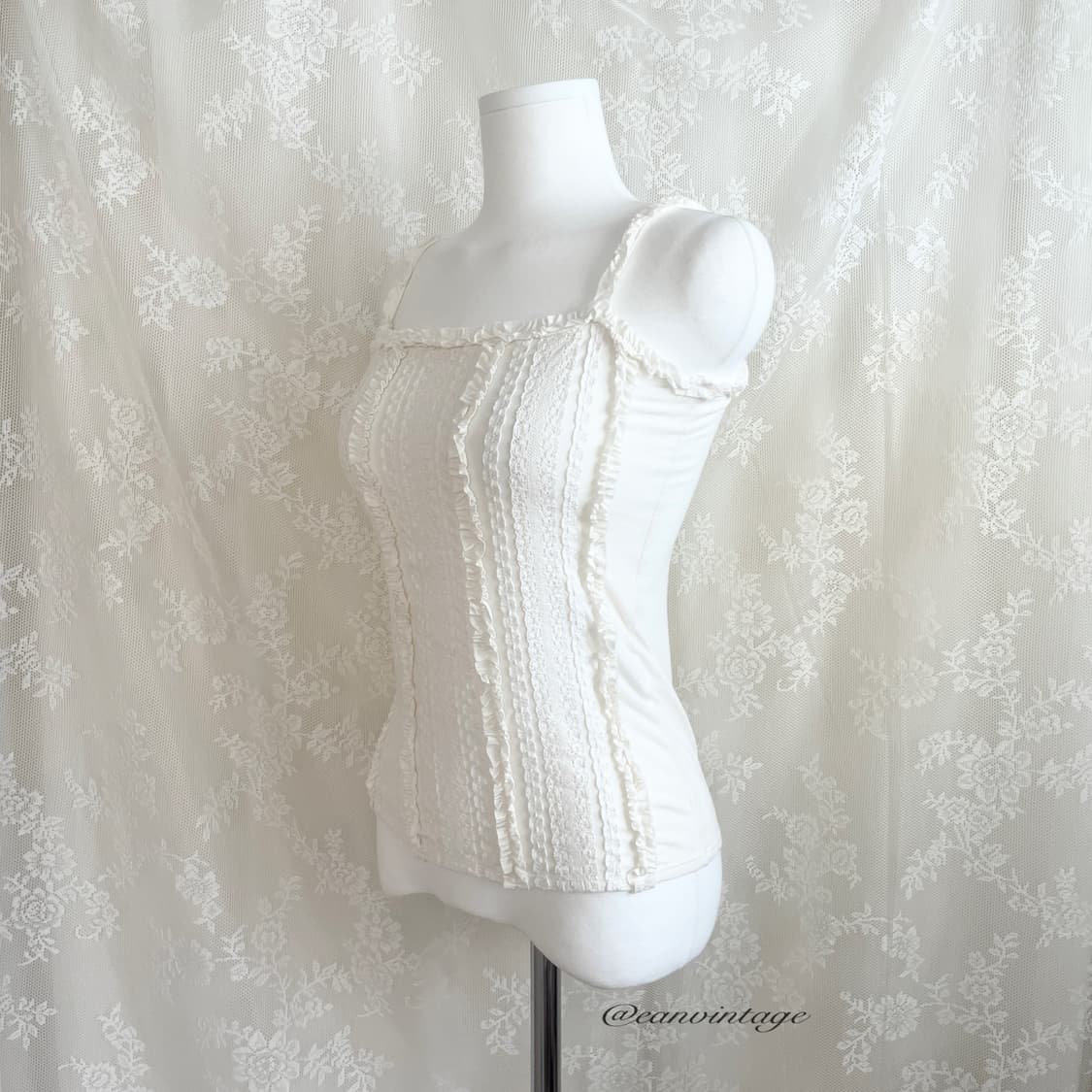 gallery visconti white lace sleeveless 상품이미지5