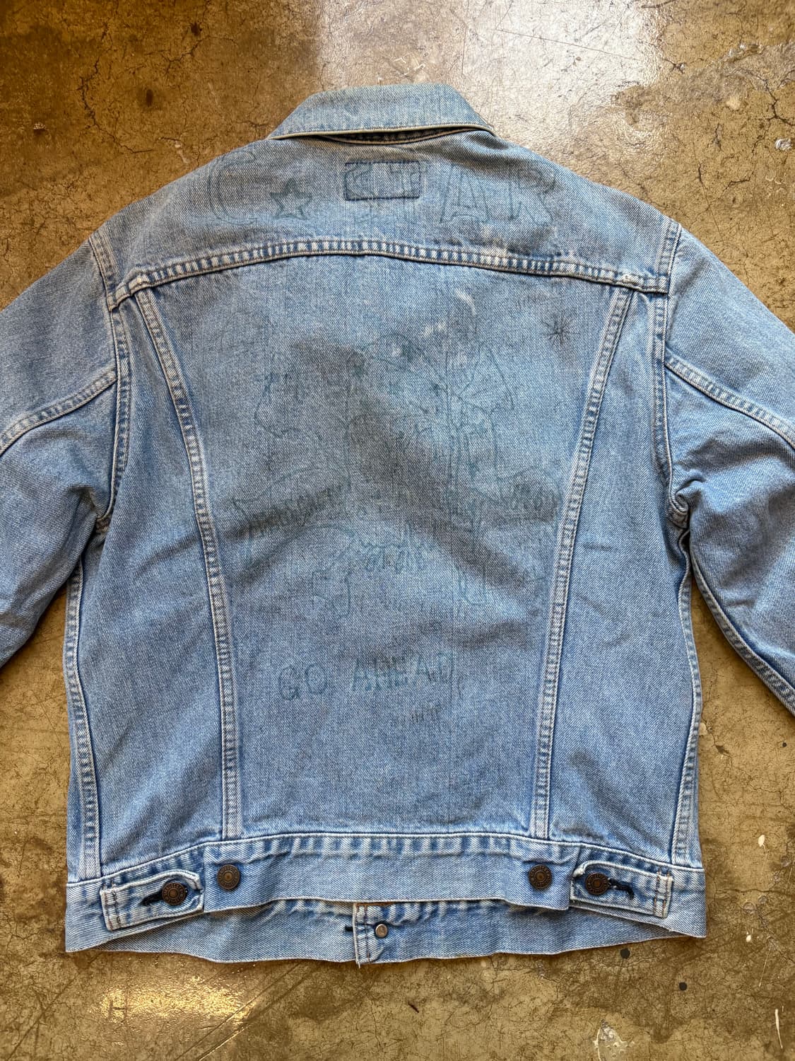 90s 90년 생산 리바이스 데님 트러커재킷 상품이미지7
