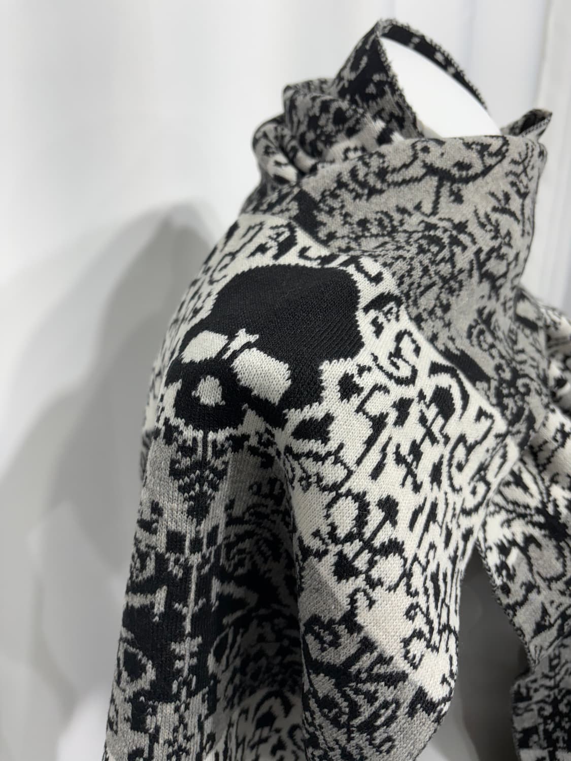 🎸스컬 패턴 머플러🎸 상품이미지8