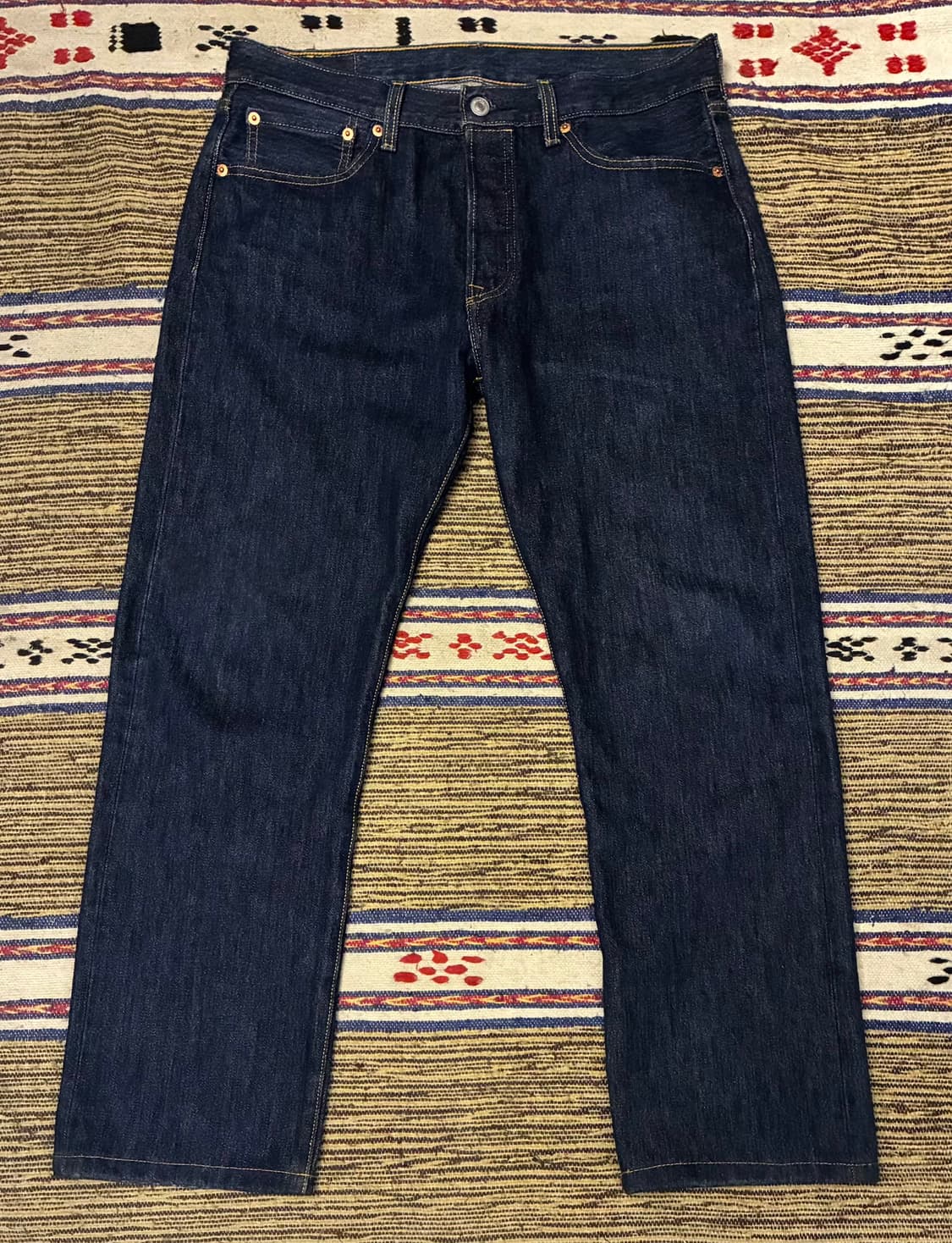 (32)Levis 리바이스 501 진청 데님 청바지 스트레이트핏 상품이미지1