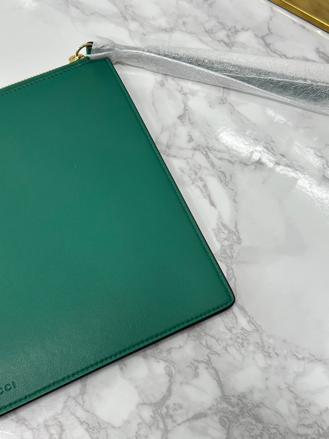 구찌 타이거 자수 클러치 그린 상품이미지6