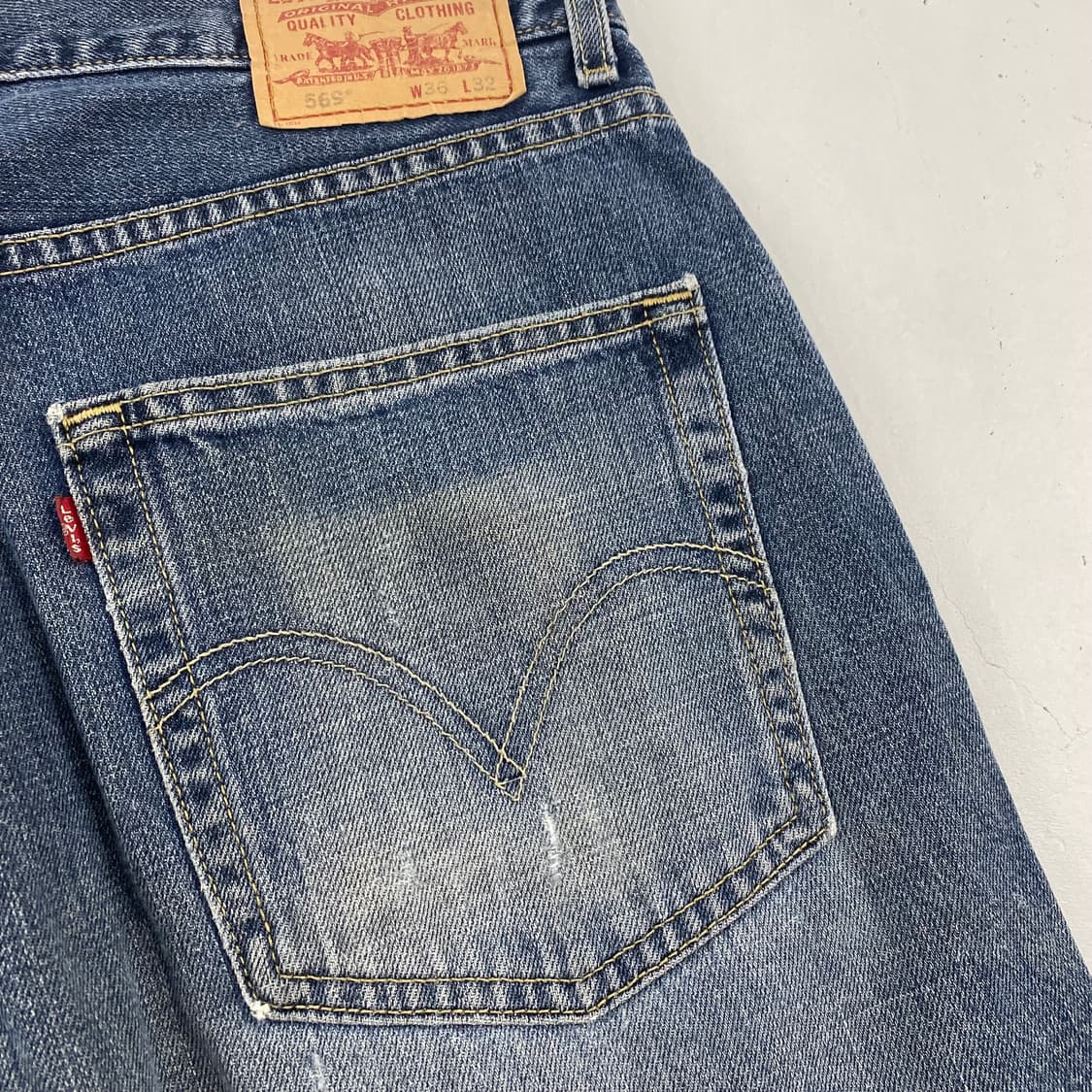 리바이스 569 워싱 데님 진 (36) 상품이미지4