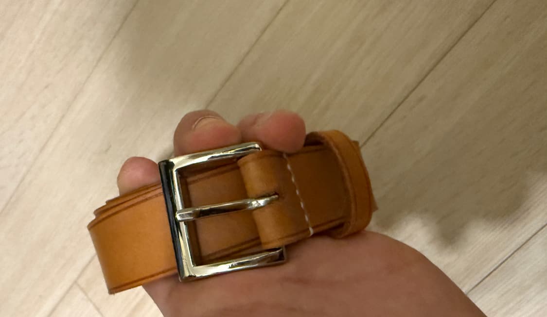 레더키메라 베지터블 생지벨트 새상품 상품이미지1