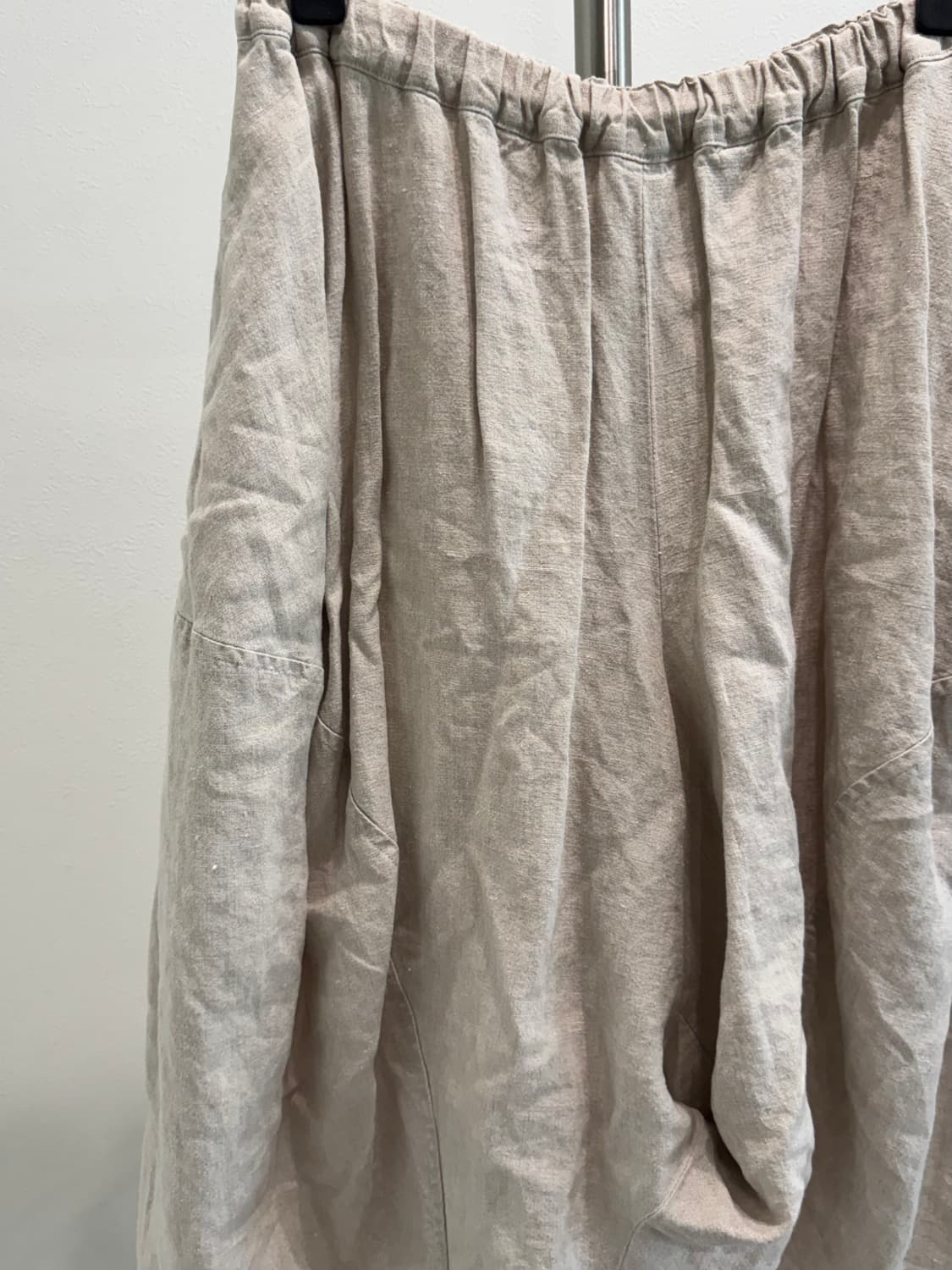 꼼데가르송 꼼꼼 14ss 린넨 와이드 도넛 팬츠 스커트 상품이미지6
