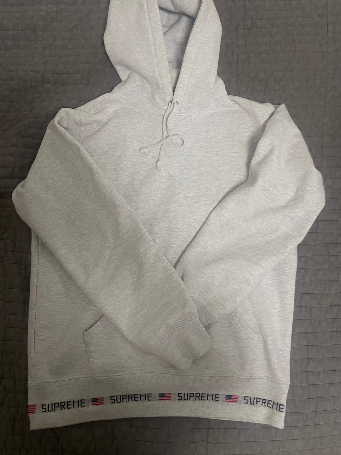 supreme rib logo hoodie 15fw 상품이미지2