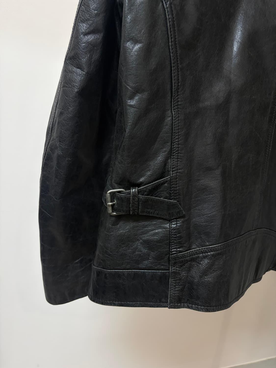 (L) On board 싱글라이더 소가죽 자켓 상품이미지5