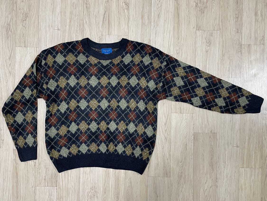 100) 80's JC페니 타운크래프트 이가일 스웨터(RRL&LVC&폴로 상품이미지1