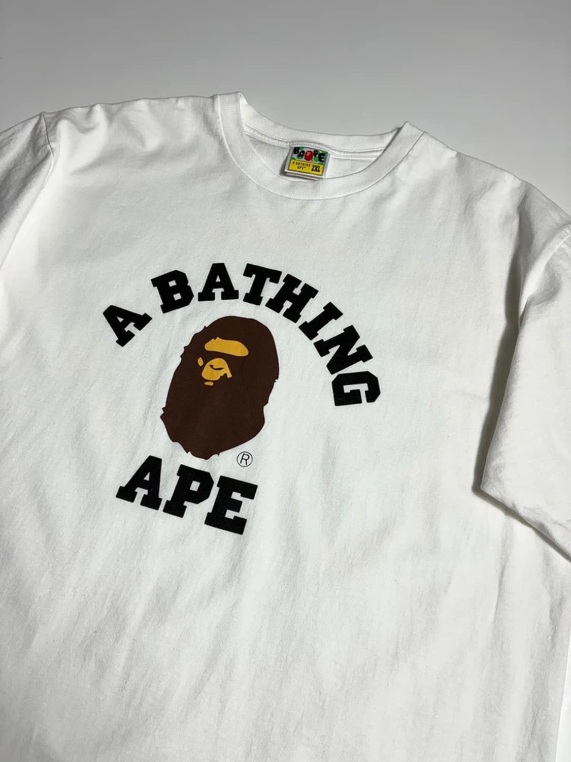베이프 BAPE 컬리지 코튼 반팔 티셔츠 R1705 상품이미지2