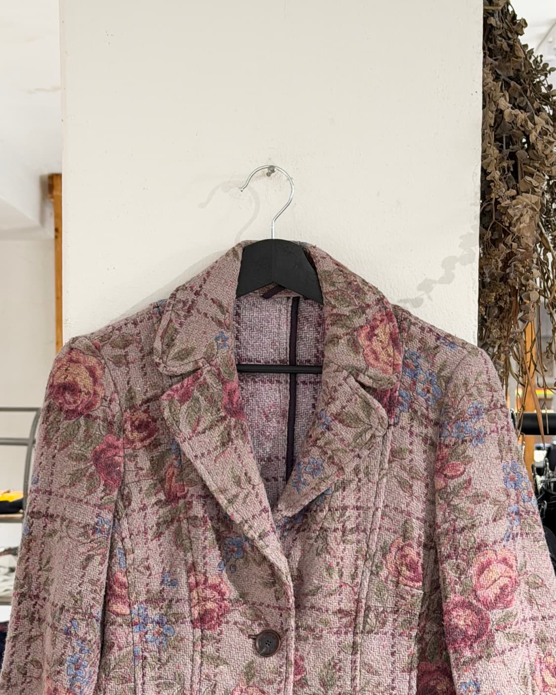 에트로 핑크 플라워 패턴 니트 울 자켓 상품이미지4