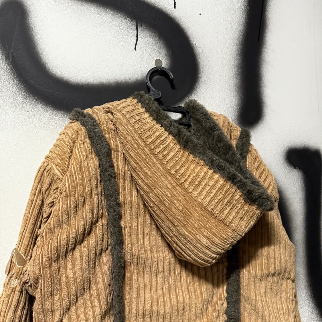 VTG 빈티지 오버 사이즈 코듀로이 퍼 코트 자켓 상품이미지6