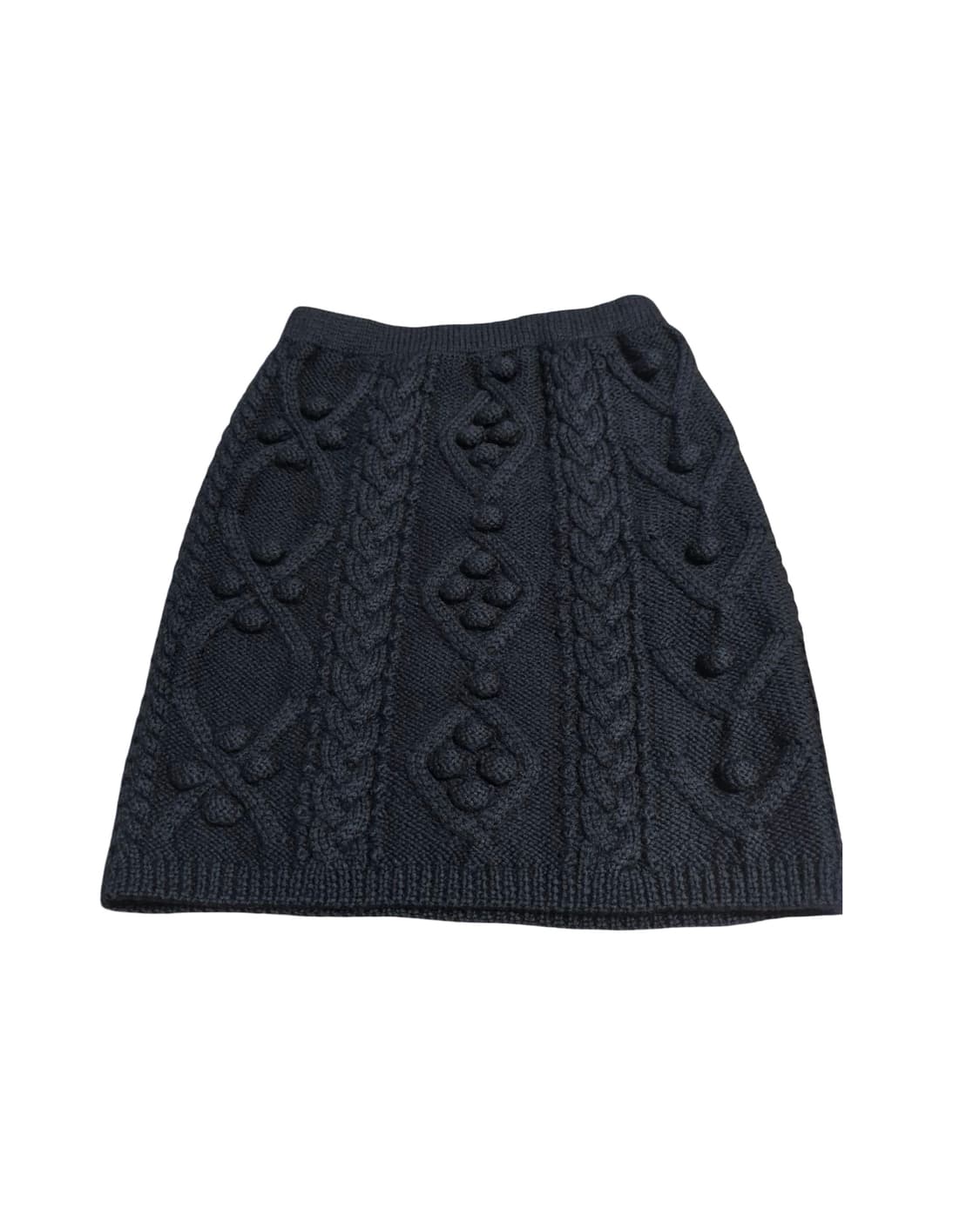 이세이미야케 케이블 니트 스커트 상품이미지1