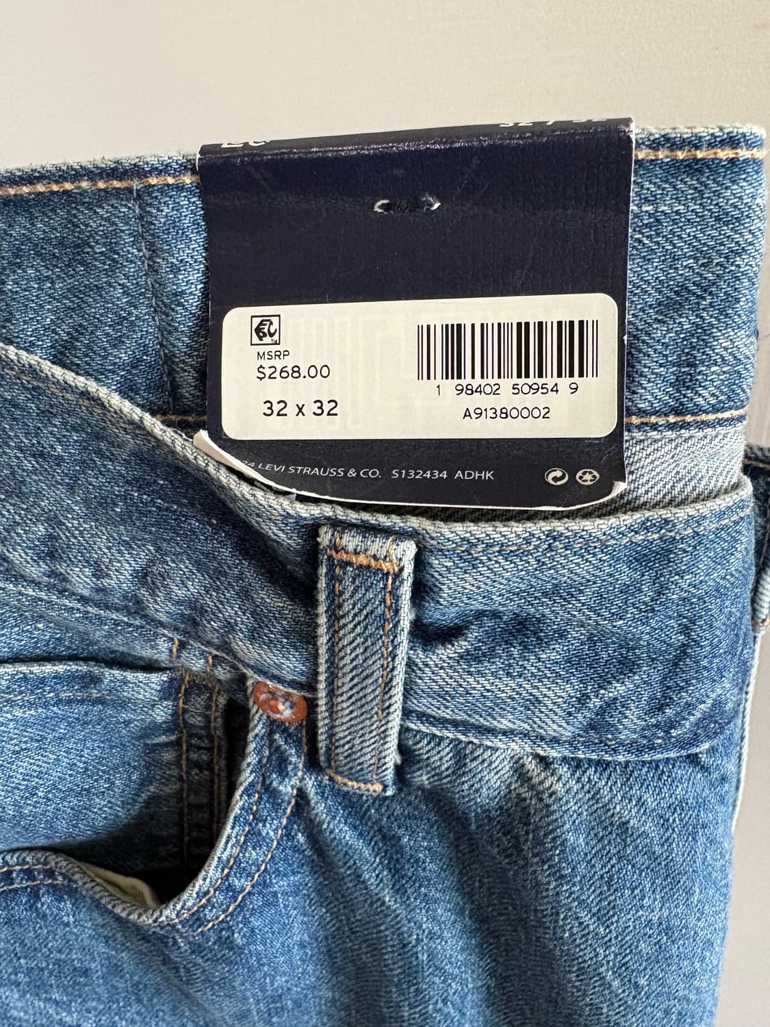 리바이스 블루탭 플랭크진 32x32 상품이미지5