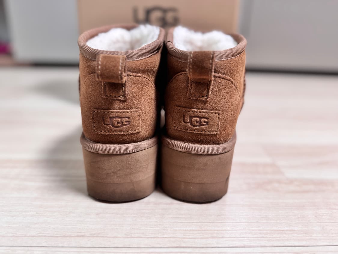 어그 클래식 울트라 미니 플랫폼 체스트넛 US7 상품이미지4