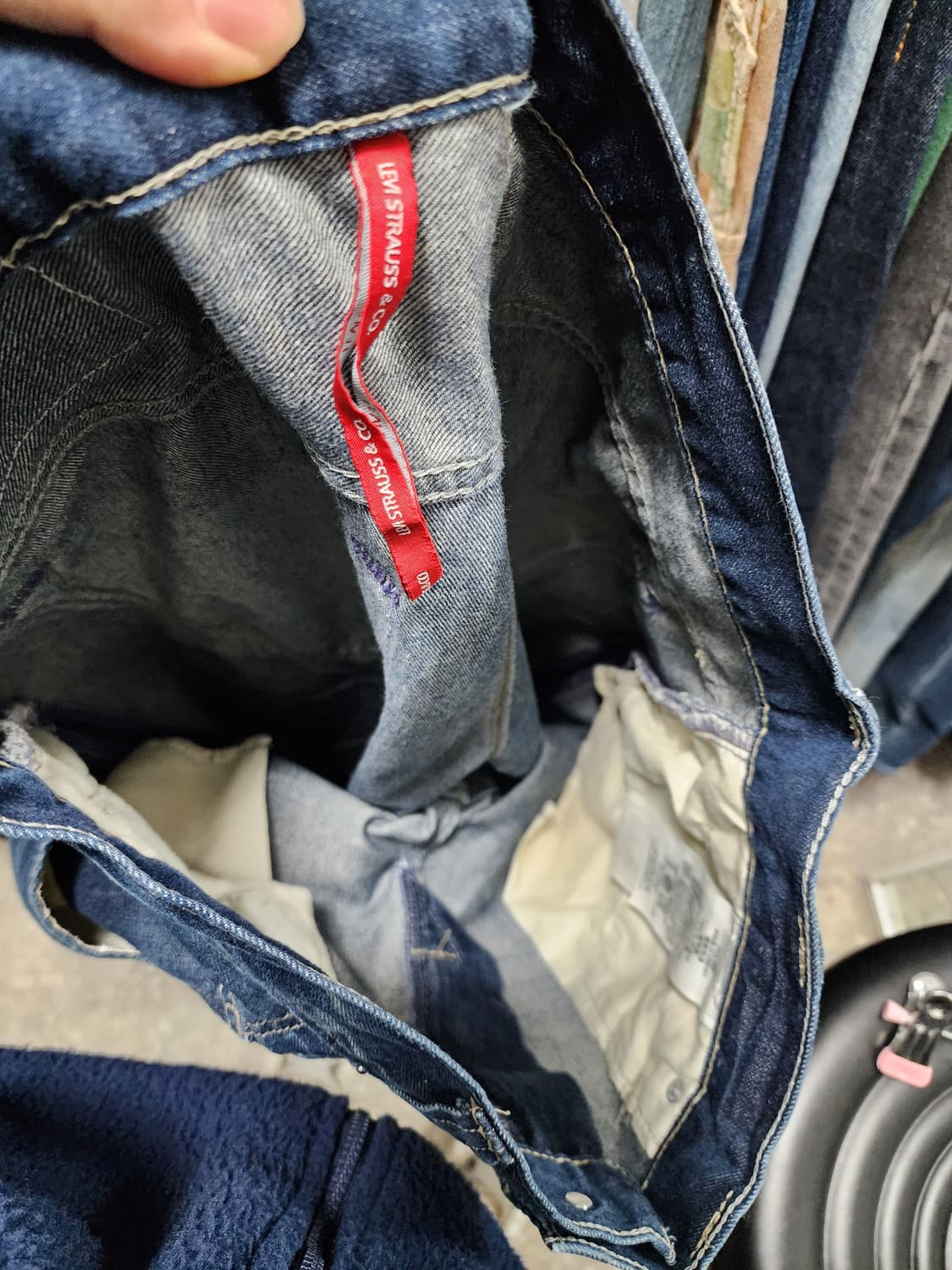 리바이스 504 데님 청바지 상품이미지5