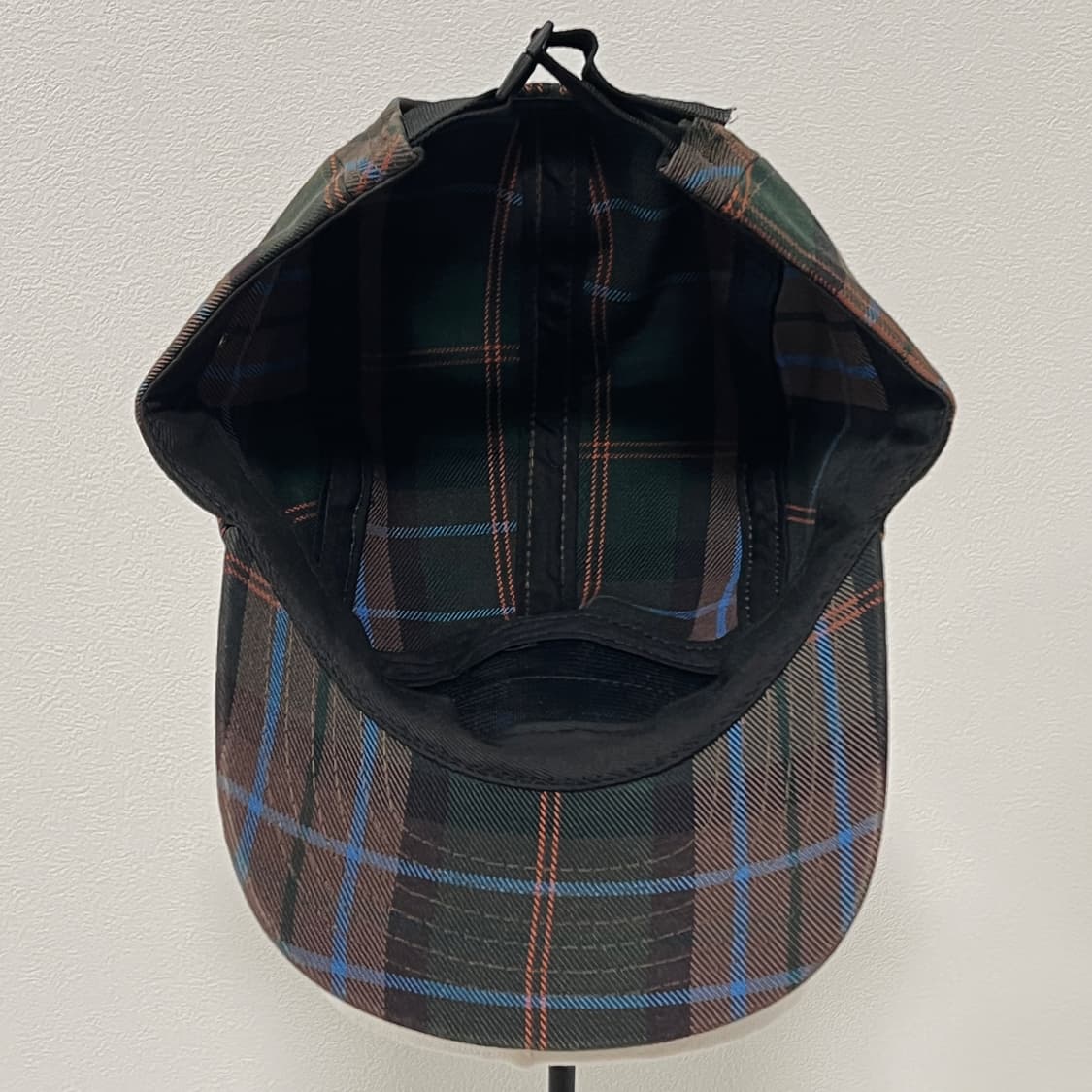 슈프림 2005 타탄 체크 캠프캡 그린 브라운 상품이미지6