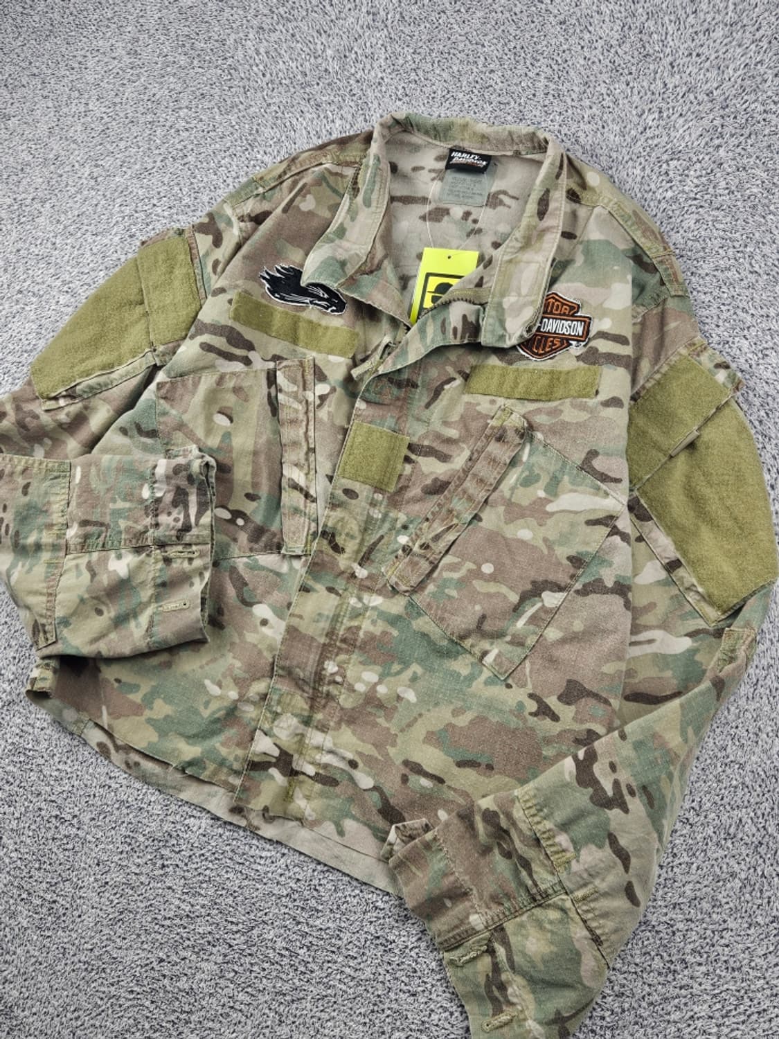 할리데이비슨 X ARMY 컴뱃 헌팅 자켓 커스텀 (M)/ 12636 상품이미지6