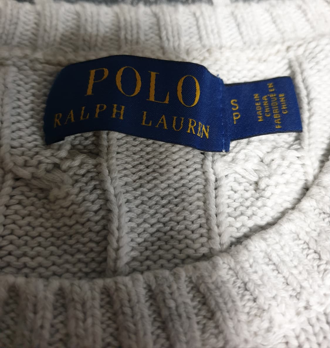 폴로랄프로렌 꽈배기 라운드 스웨터 니트 (SP사이즈) 상품이미지3