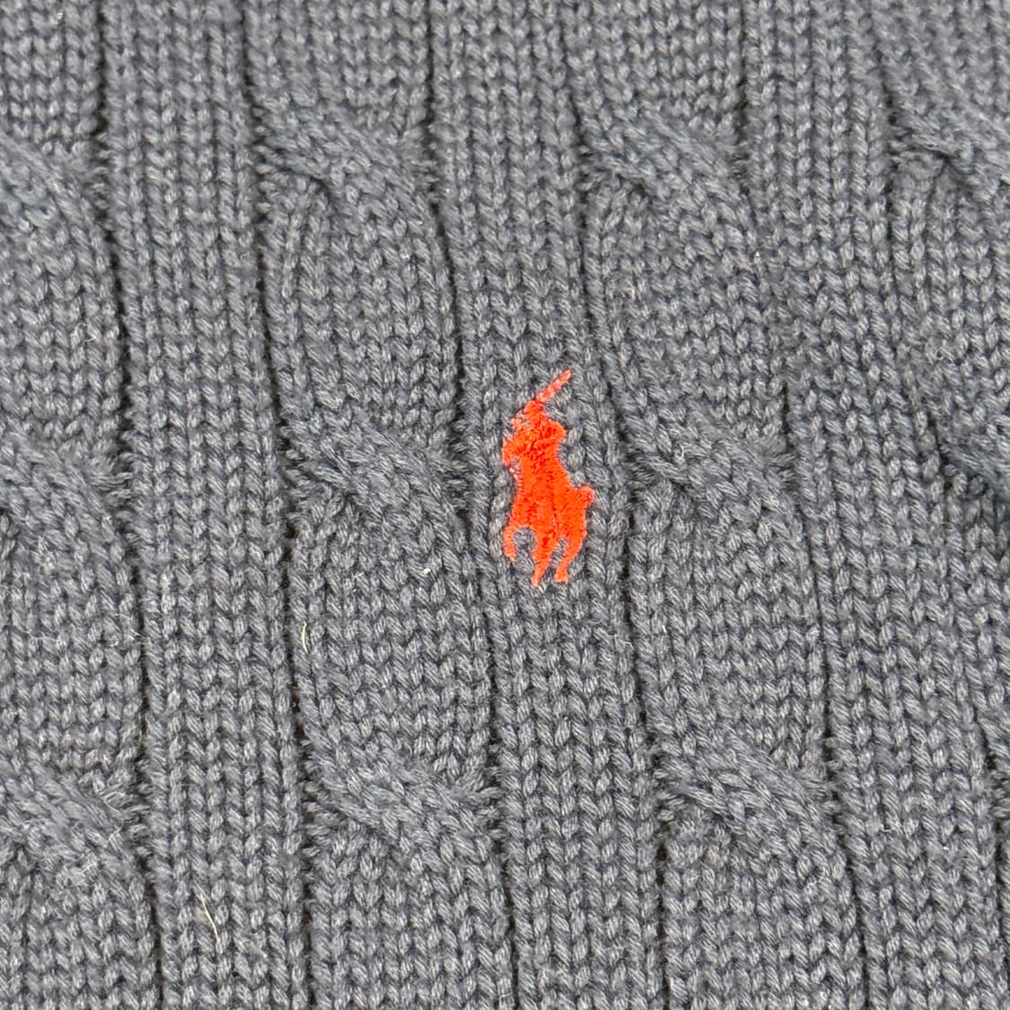 L) 폴로 랄프로렌 케이블 꽈배기 니트 네이비 상품이미지4