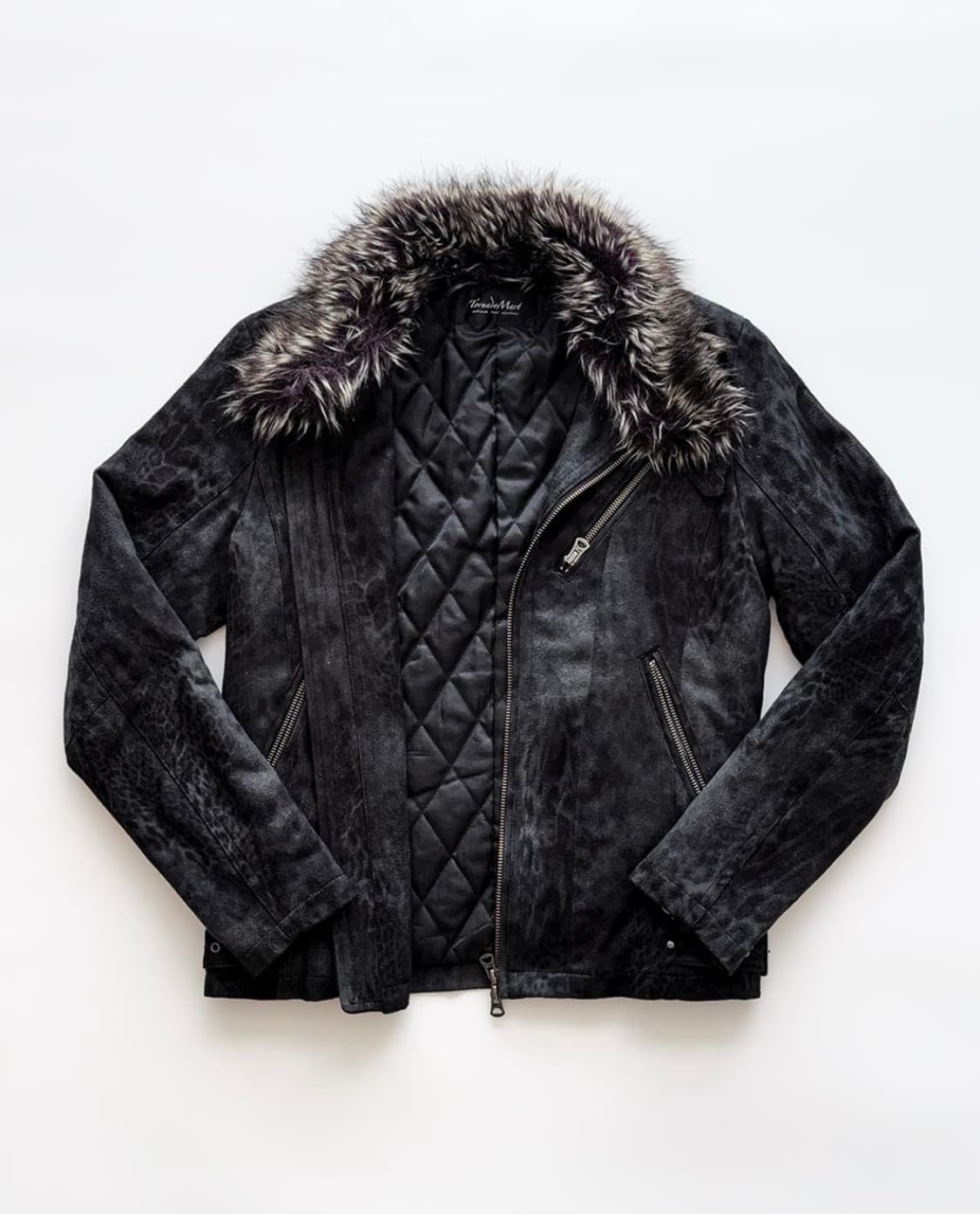 Tornado mart Black Leopard Fur jacket 상품이미지4