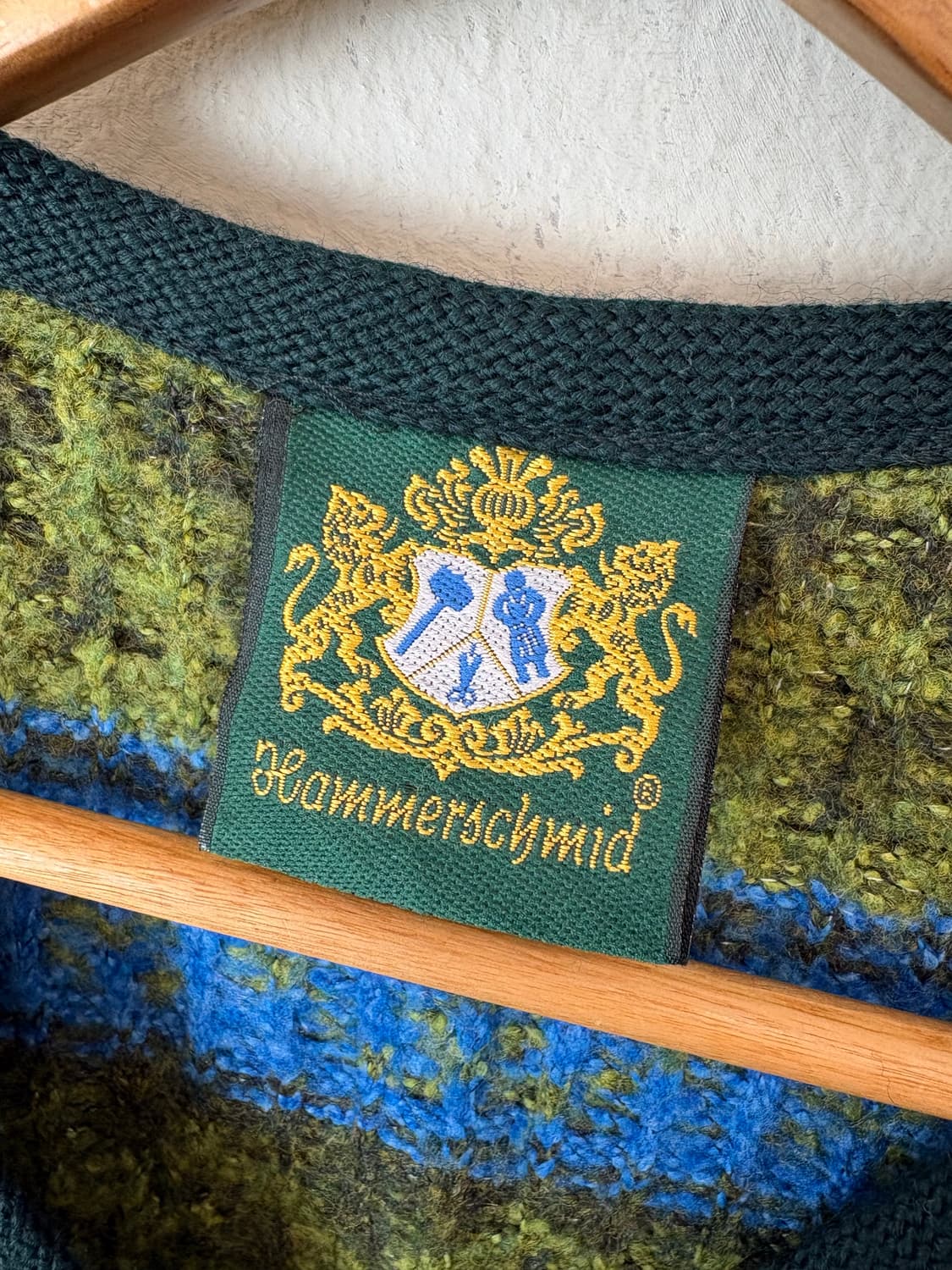 해머슈미트 케이블 울 니트 가디건 자켓 상품이미지7