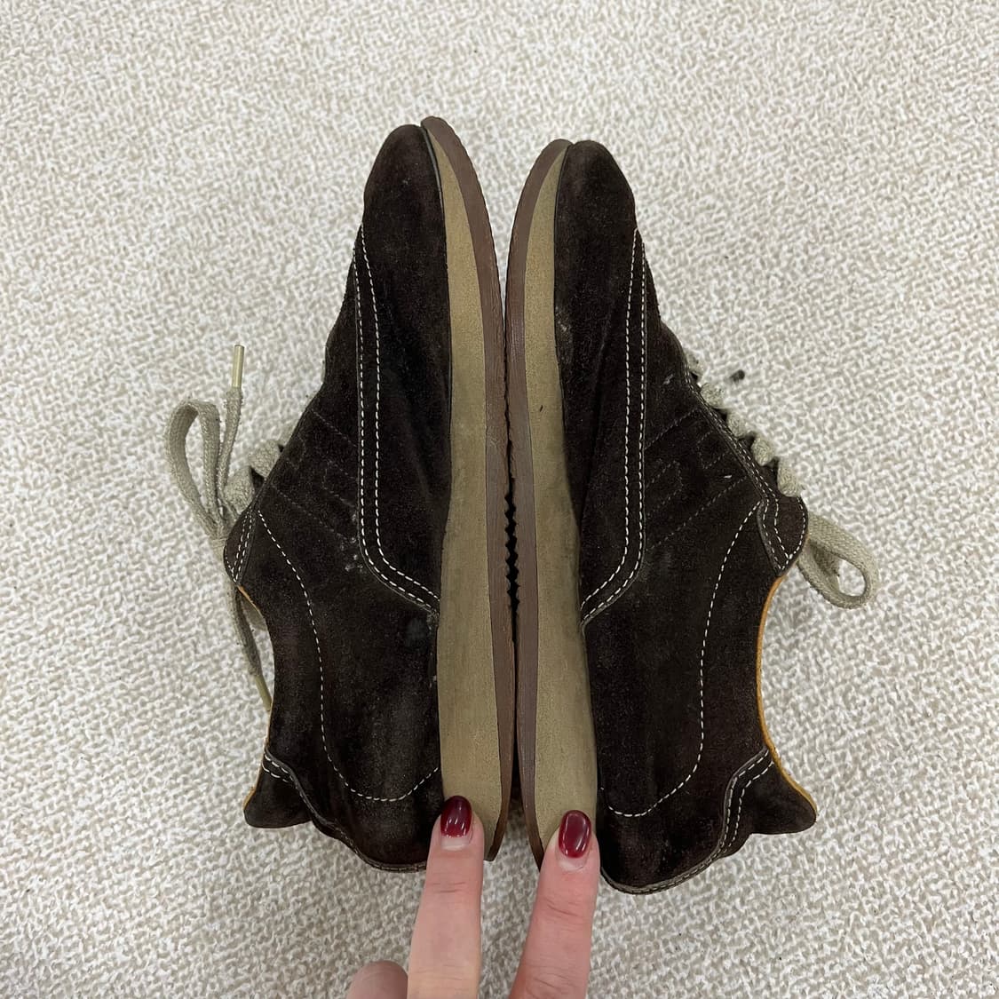 36 고급 스웨이드 레더 스니커즈 신발 0122M2 상품이미지5