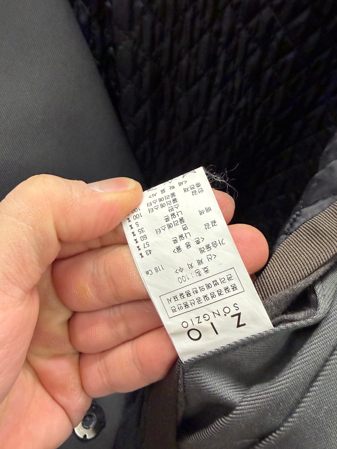 ZIO SONGZIO 트렌치 코트 그레이 100 상품이미지5