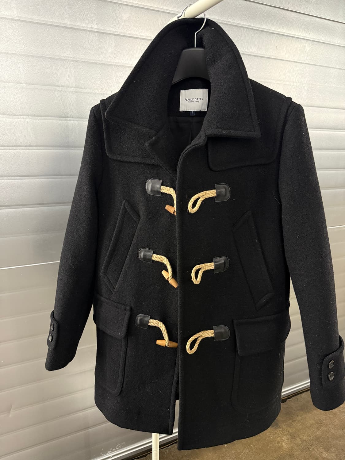 PEARLY GATES 블랙 더플 코트 5 상품이미지2