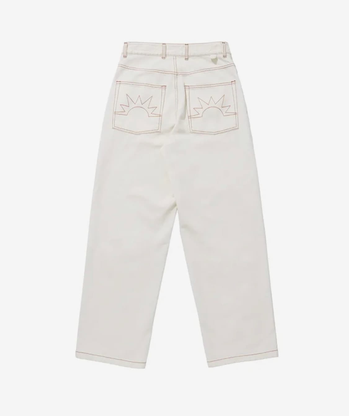 헬로썬라이즈 Washed TwoButton DenimPants_Ivory 상품이미지1