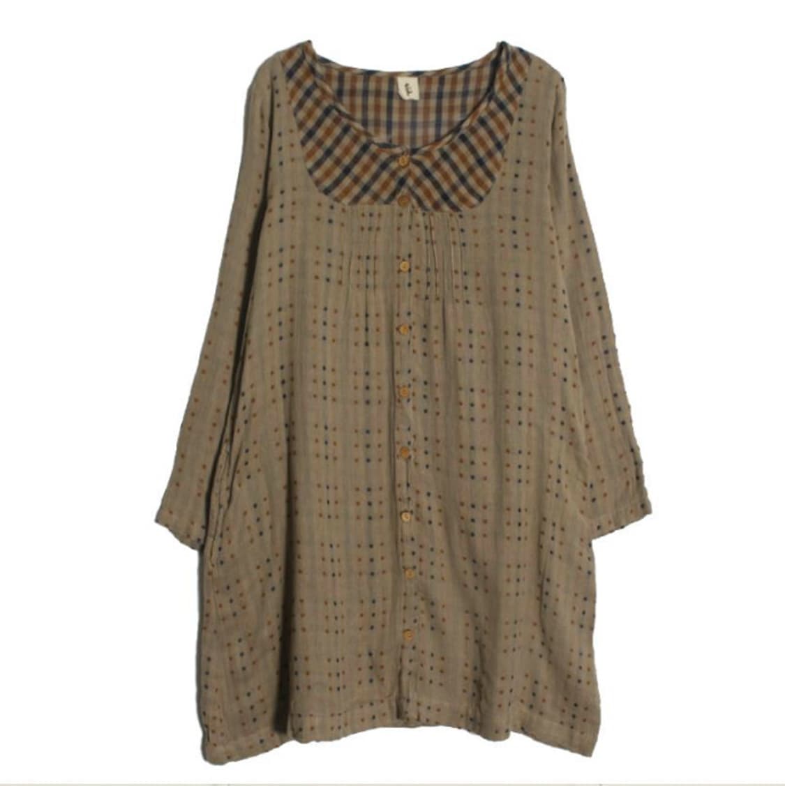 모리걸 원피스 도트 땡땡이 하구미 모리룩 상품이미지1