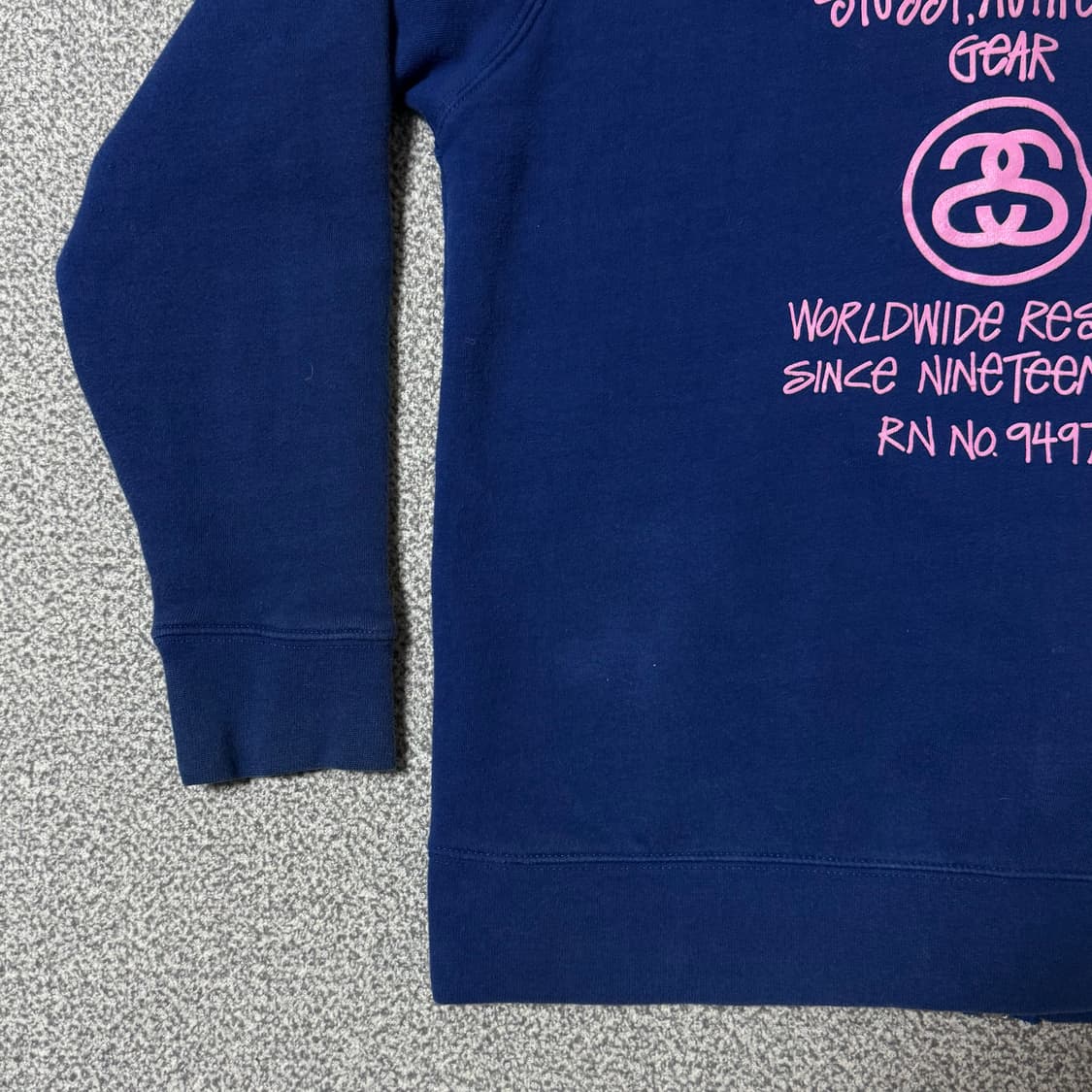 Stussy 스투시 월드투어 기어 후드 집업 상품이미지10