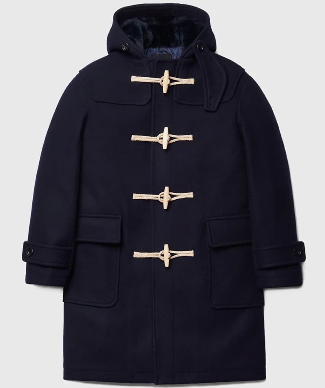 페이퍼리즘 더플코트 네이비 L 상품이미지1