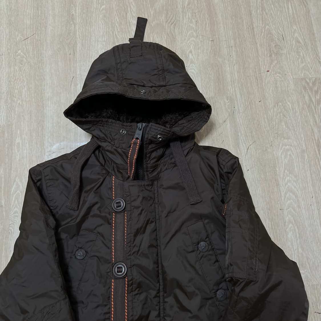 GHENT 옴므 남성 후드 N3B 야상 패딩 파카 M/95  상품이미지2